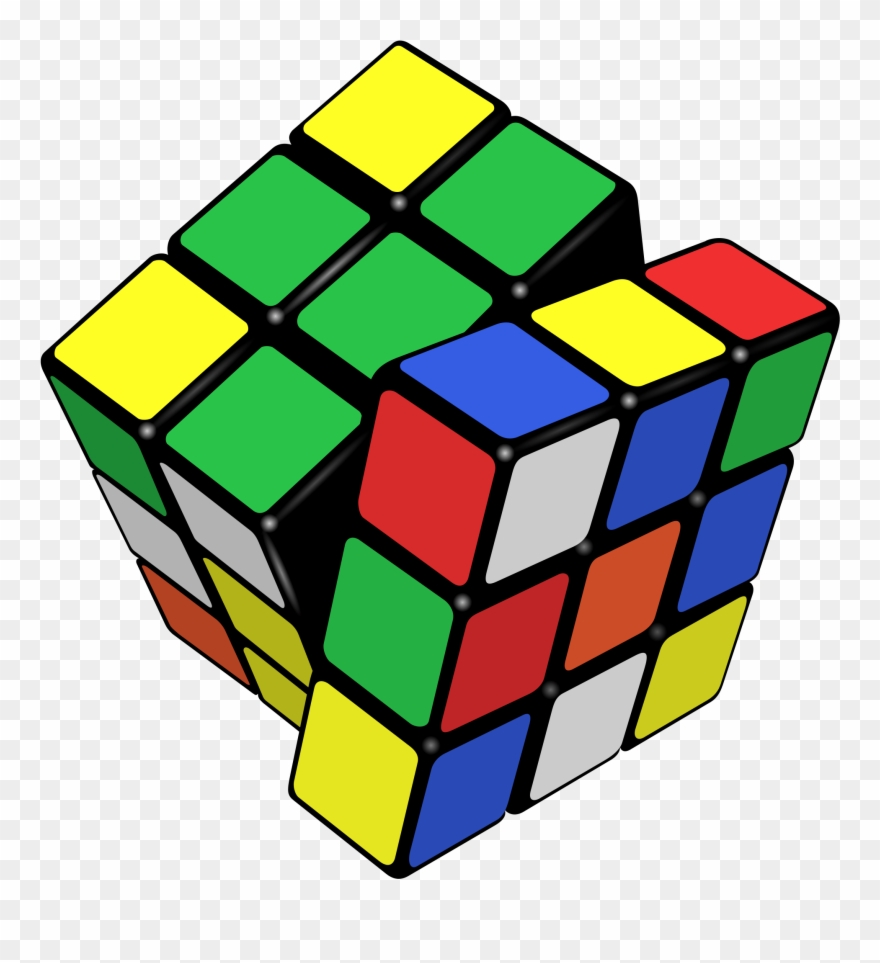 Clipart Of Cubic Clipart Of Cubic - Cubo Rubik Vector - Png Download