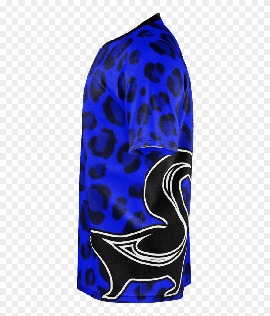 Side Skunk - Blue Leopard - Illustration Clipart