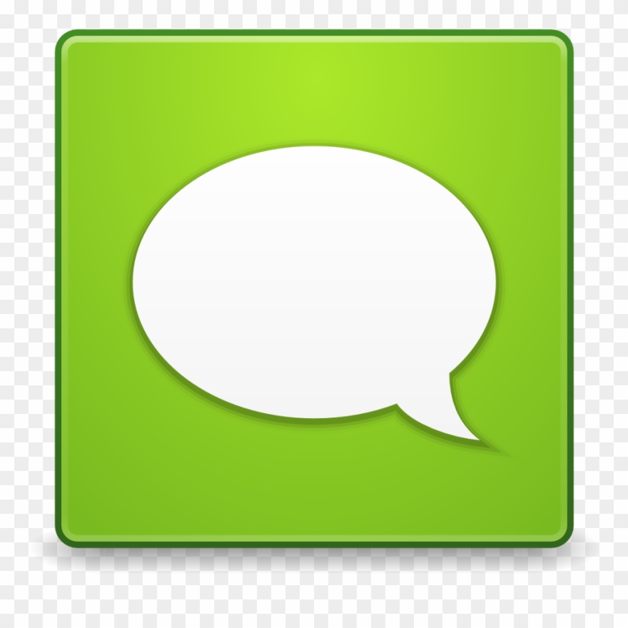 Apps Gwibber Icon - Transparent Text Message Icon Clipart