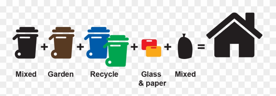 Some Householders Have Up To Five Wheelie Bins In Order Clipart