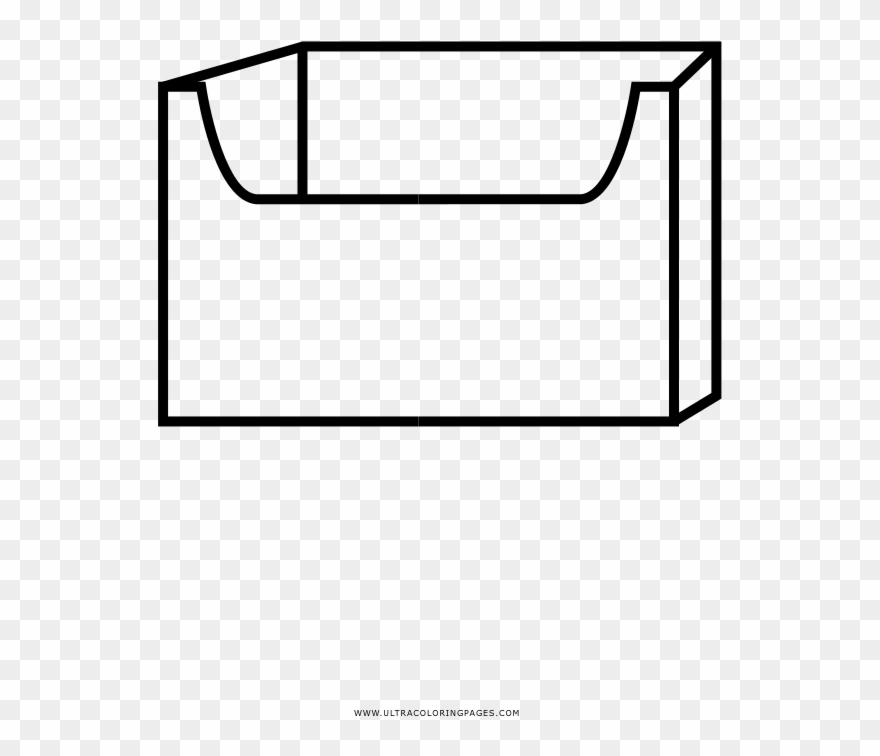 Recycling Bin Coloring Page - Line Art Clipart