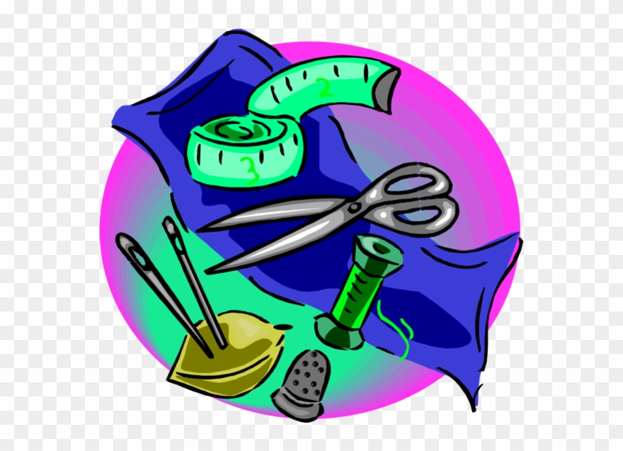 Sewing Tools And Equipment Clipart - Png Download