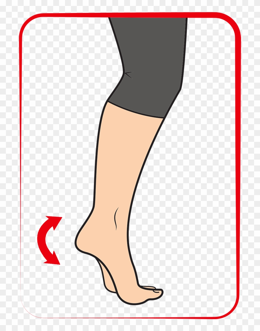 Heels Clipart Foot Heel - Png Download