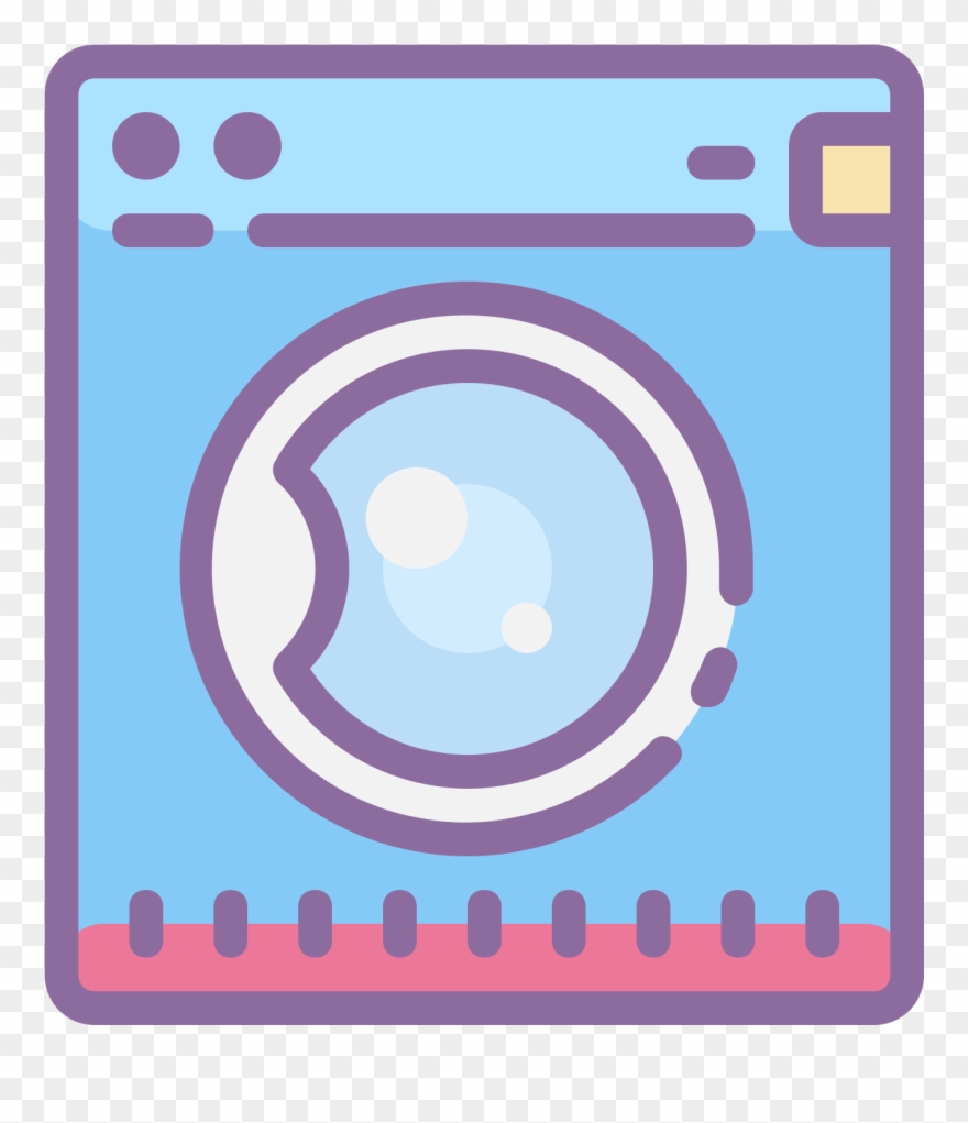 Washing Machine Icon Png - Laundry Machine Icon Png Clipart