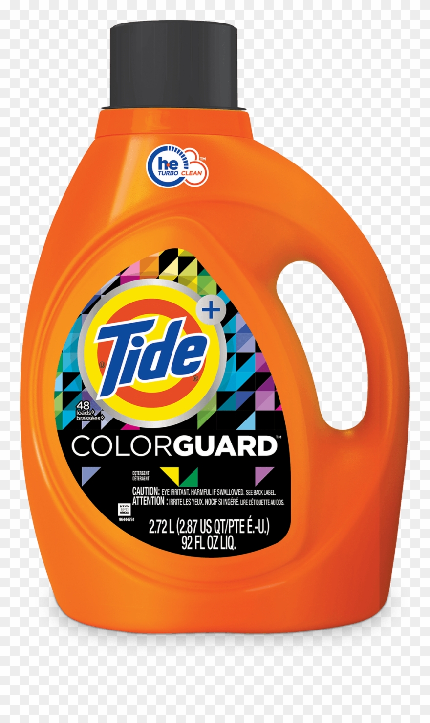Tide Colorguard Laundry Detergent Packaging - Tide 50 Oz Liquid Clipart