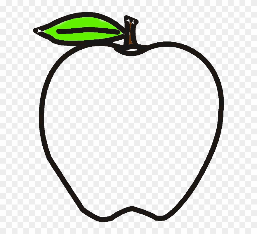 Manzana Png - Imagenes De Fruto Para Colorear Clipart