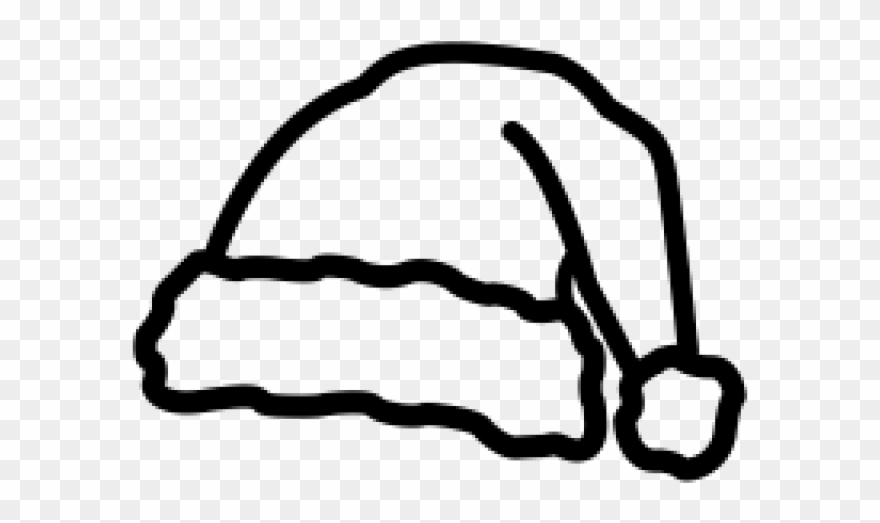 Drawn Santa Hat Invisible Background - Activités De Noel Fle Clipart