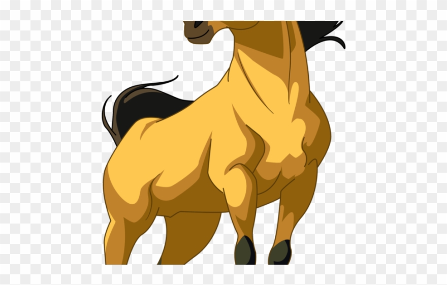 Stallion Clipart Animated - Spirit The Horse - Png Download