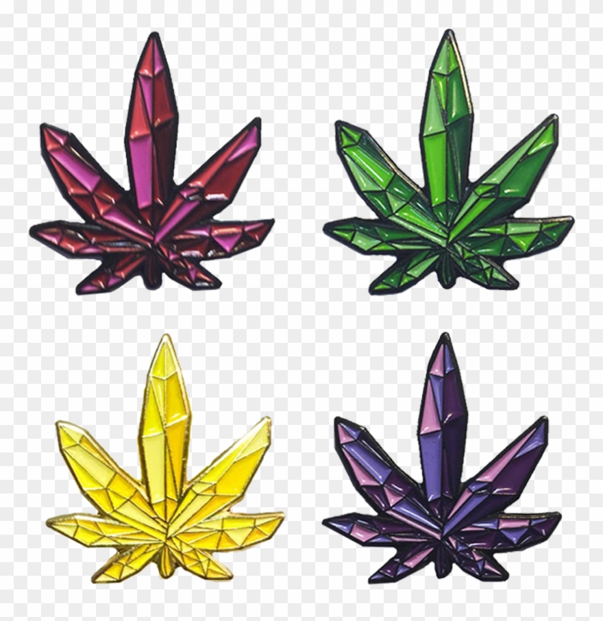 Weed Crystals Pin Copy V=1495855446 - Crystal Weed Leaf Clipart