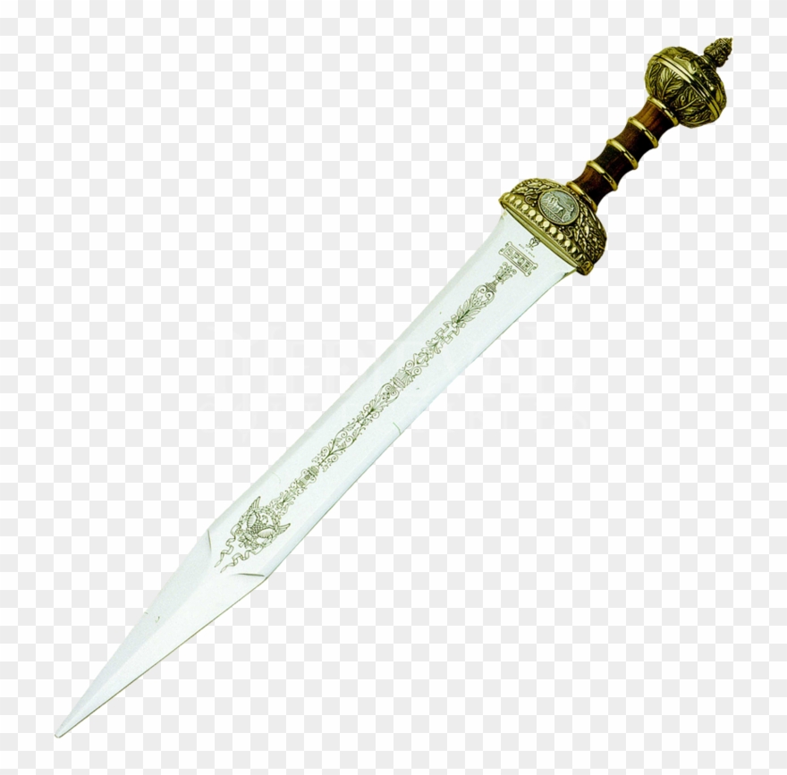 Gladiator Sword Transparent Png - Caesar Gladius Clipart