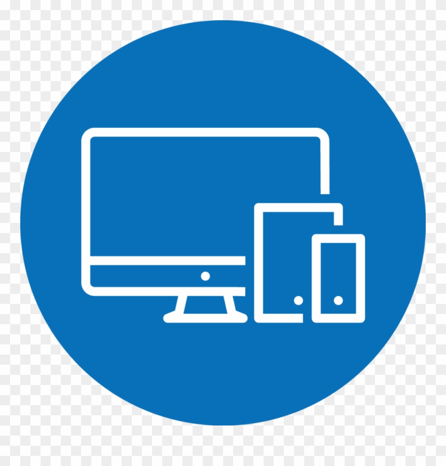 Devices Icon - Blue Book Vector Icon Clipart