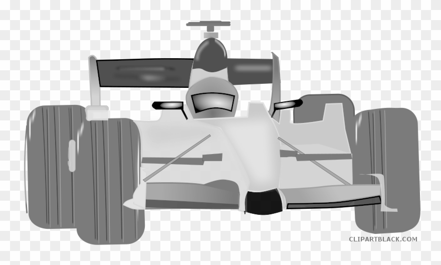 Race Car Transportation Free Black White Clipart Images - Race Car Clip Art Png Transparent Png