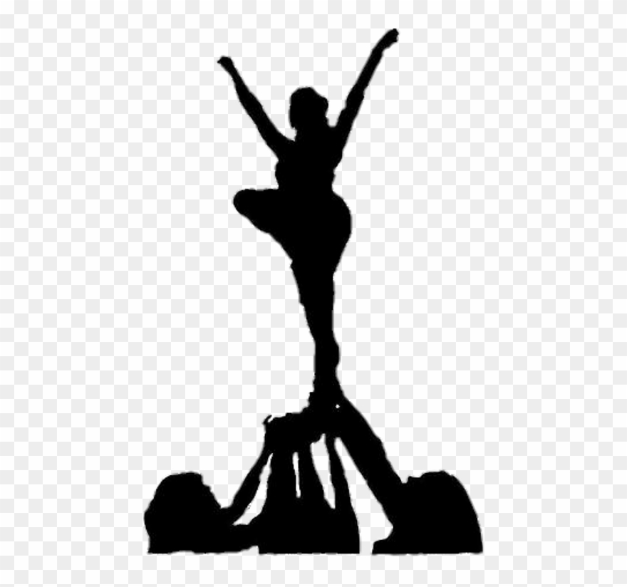 Cheerleader Silhouette Clipart