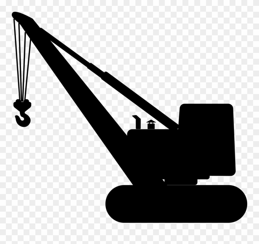 Png File Svg - Crane Png Black And White Clipart