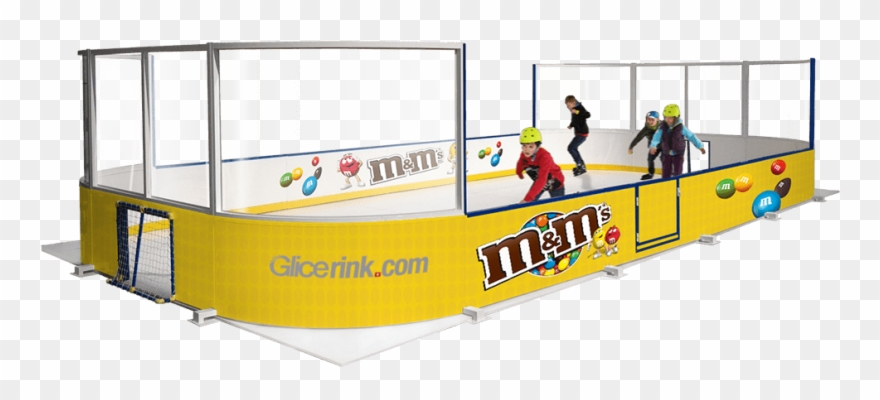 Mini Arena Ice Skating Rinks - Banner Clipart