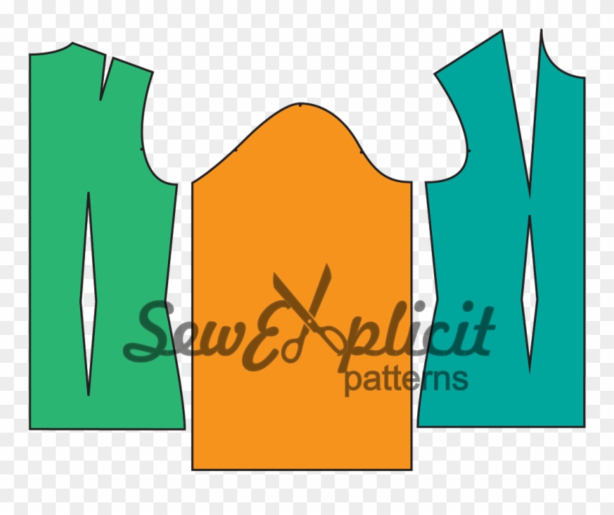 Free Pattern Alert Bodice/torso Block With Sleeve Block - Cut Here Clipart