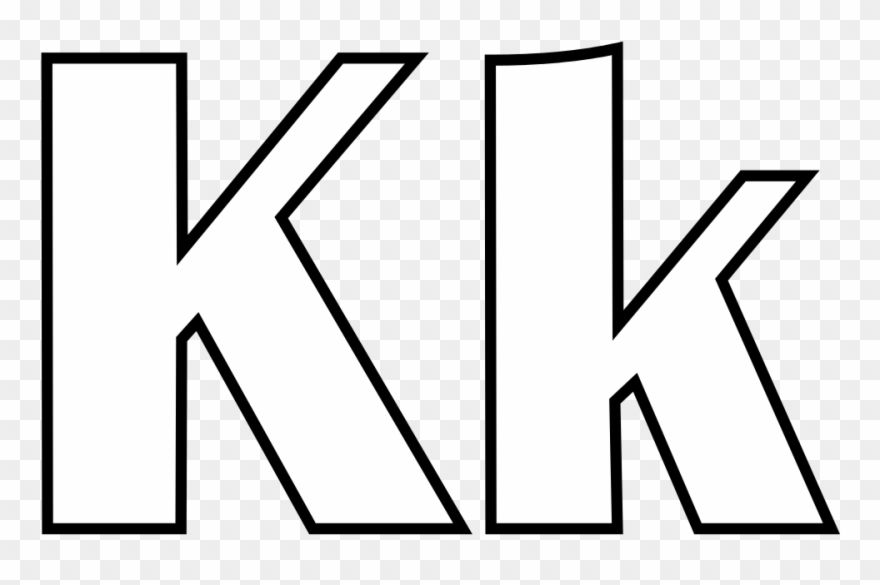 Letter K Coloring Pages - Coloring K Clipart