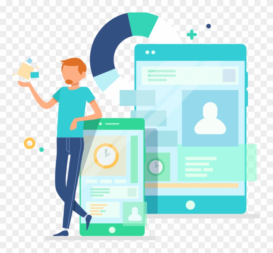 Responsive Website Illustration Clipart