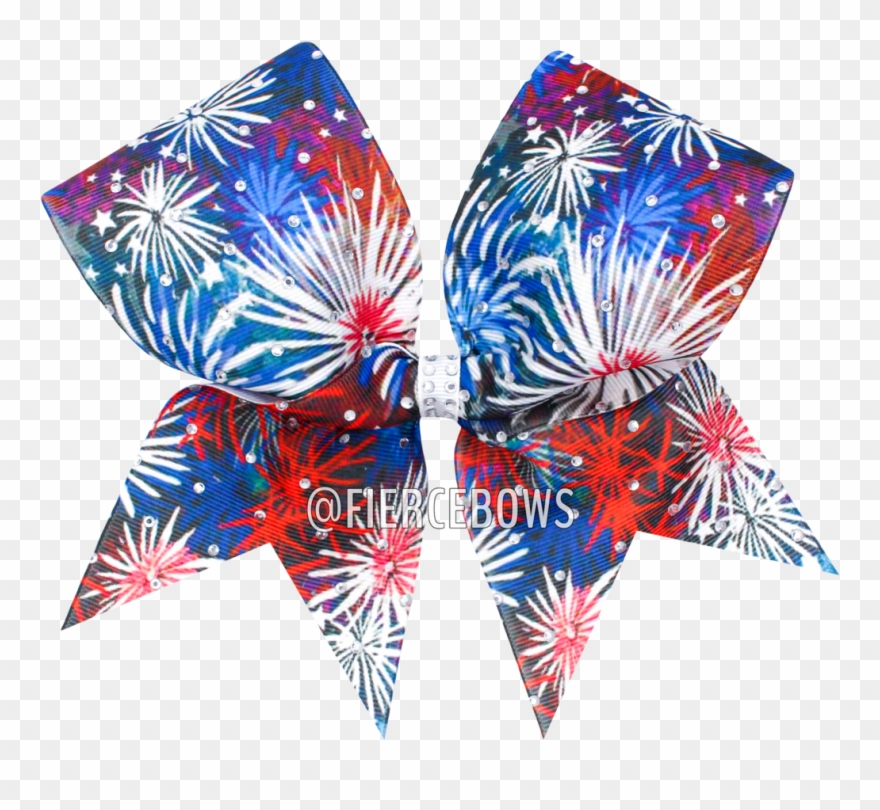 Baby You're A Firework Sublimated Bow - Earrings Clipart