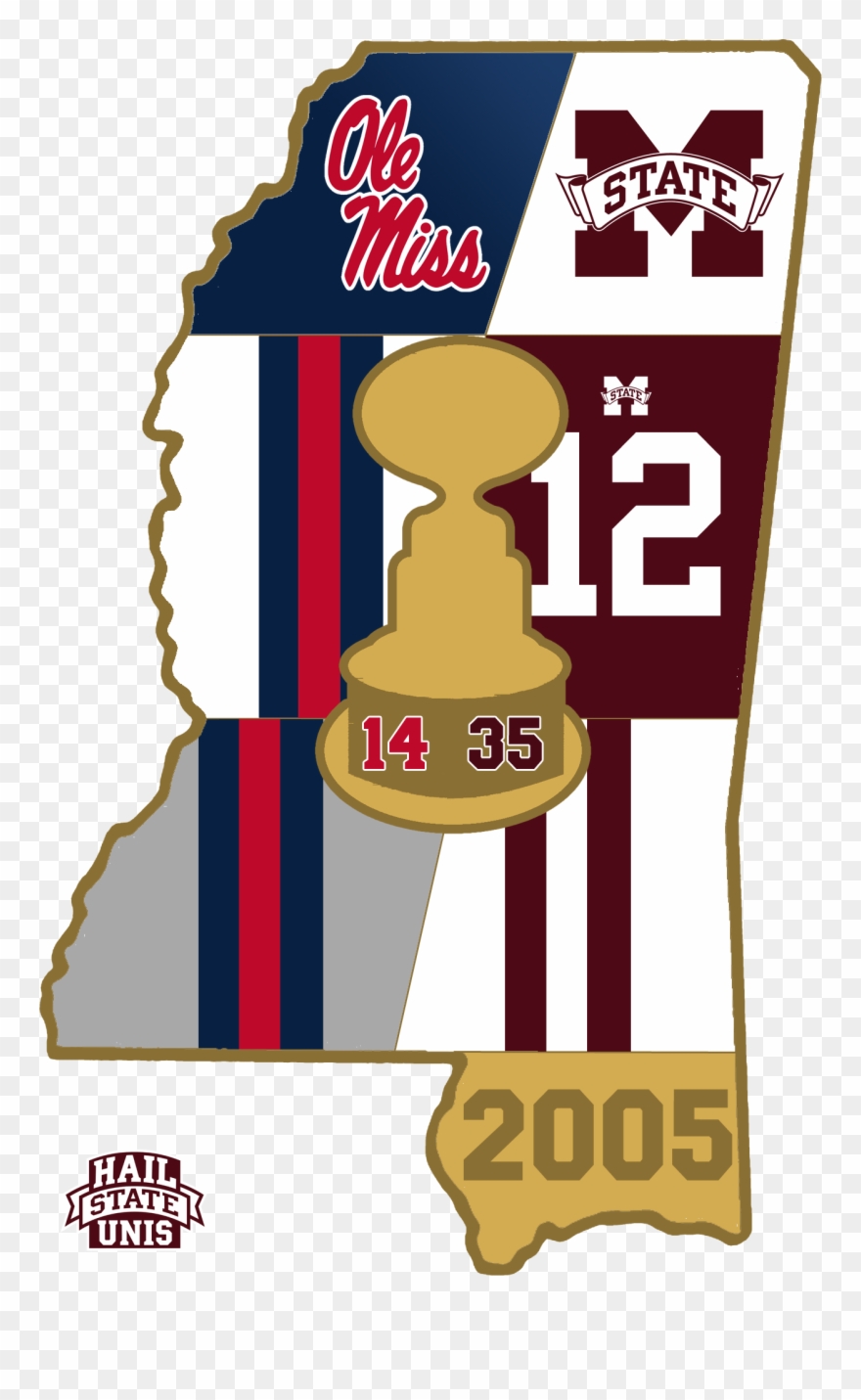 Mississippi State Returned To Maroon Helmets In 2009, Clipart