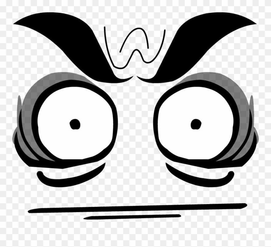 Evil Face Png - Bfdi Evil Leafy Face Clipart