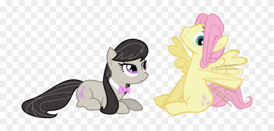 Butterscotch, Fluttershy, Octavia, Octavia Melody, - Mylittlepony Clipart