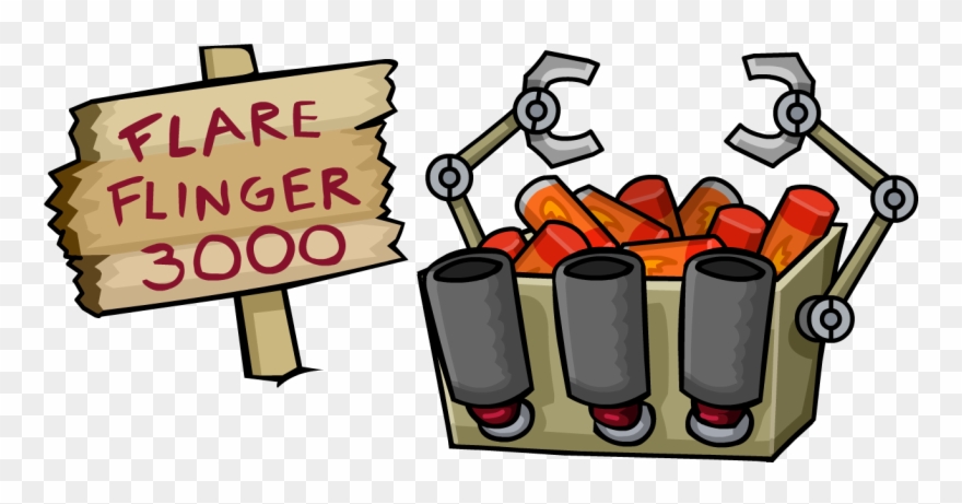 Flare Flinger - Club Penguin 2010 Clipart