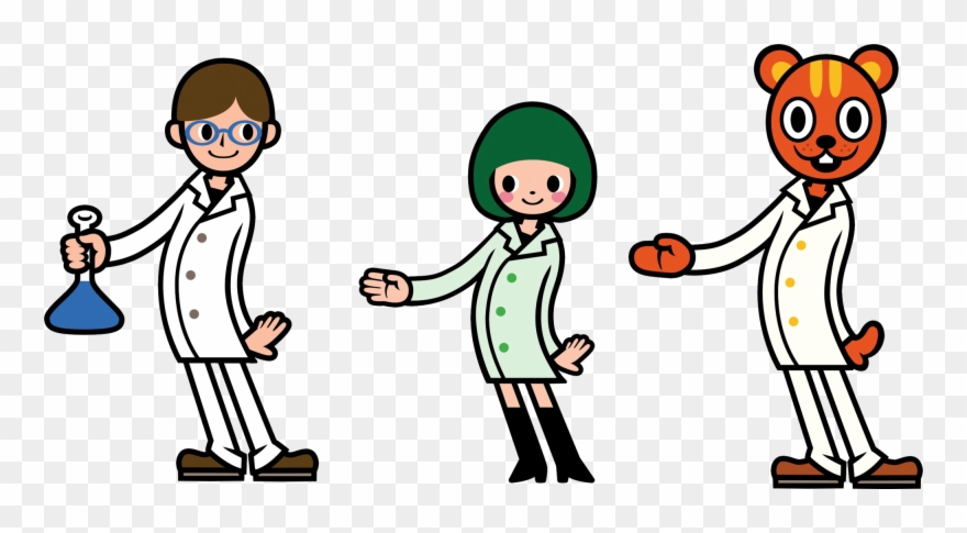 Research Scientists Of Love Lab Clipart