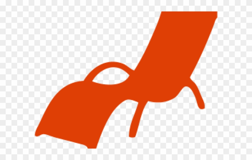 Furniture Clipart Lounge Chair - Sun Lounger Icon Png Transparent Png