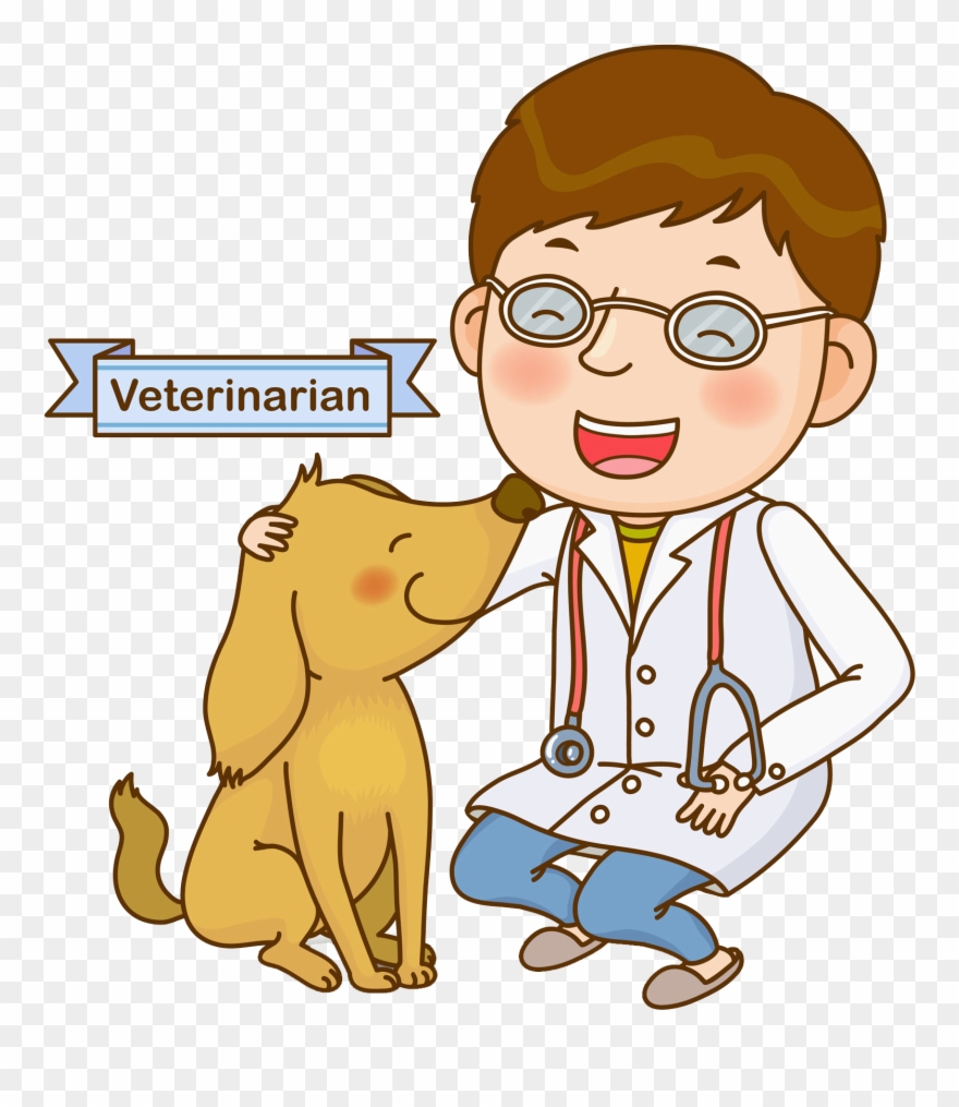 Graphic Library Download Dog Clip Art Cute Vet Transprent - Vet Clipart Png Transparent Png
