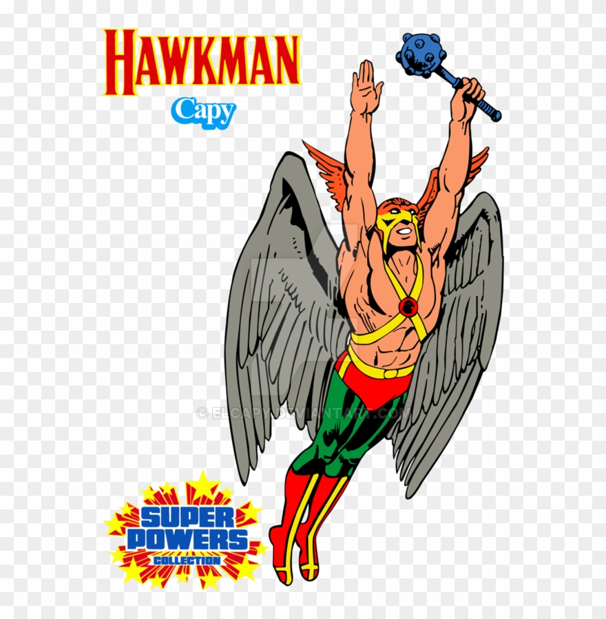 Hawkman By Elcapy Super Powers, Dc Comics, Superhero - Comic Hawkman Transparent Clipart
