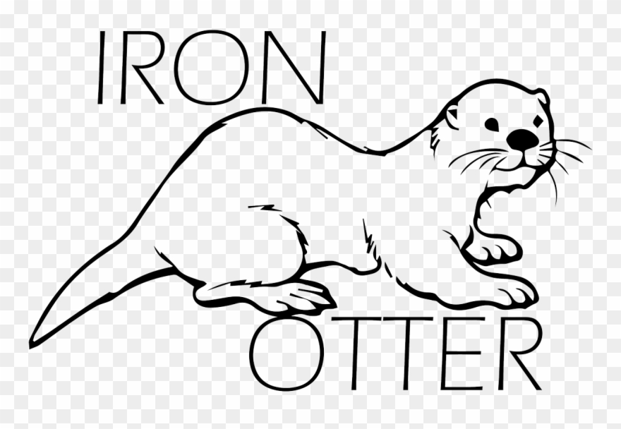 Drawn Otter Marine Otter - Sea Otter Coloring Pages Free Printable Clipart
