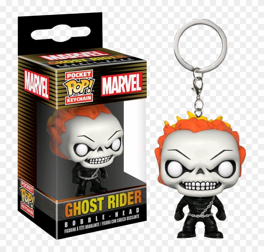 Funko Pop Vinyl - Ghost Rider Funko Keychain Clipart