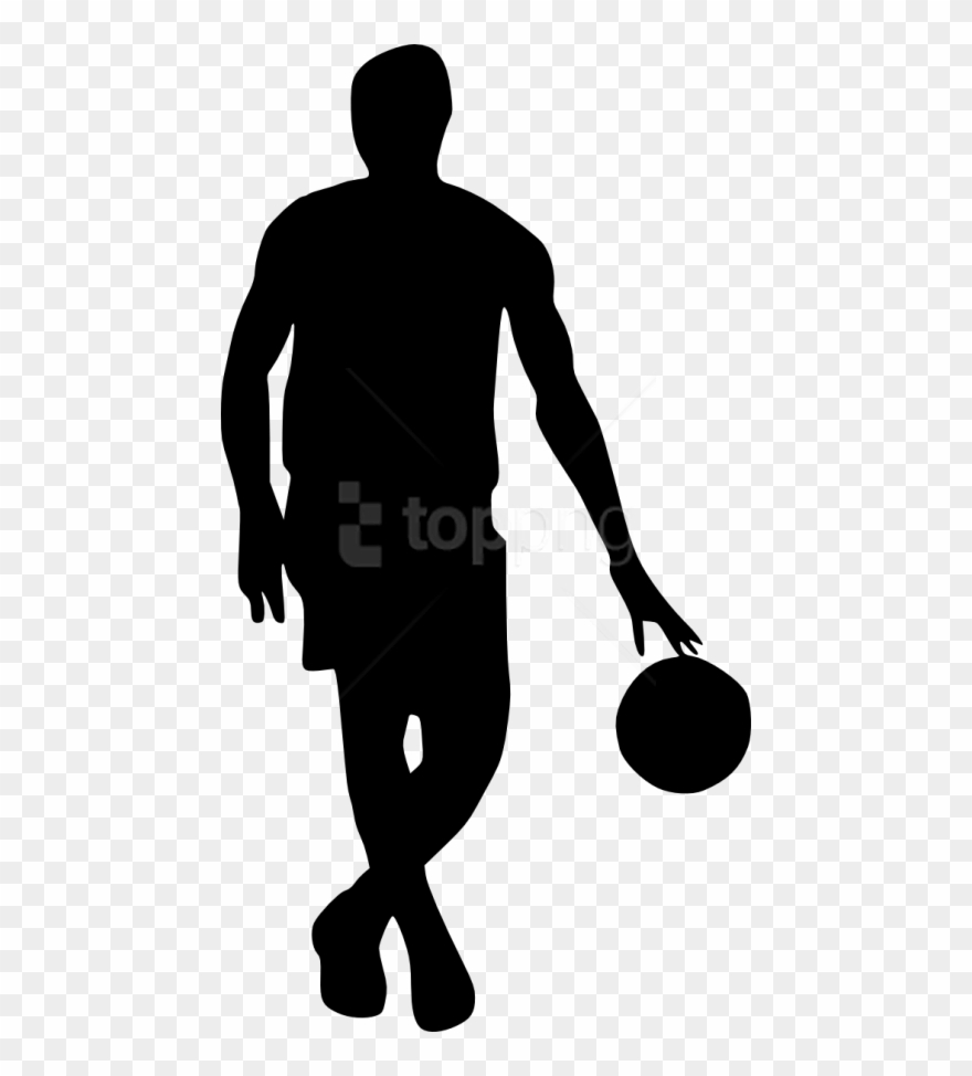 Free Png Basketball Player Silhouette Png - Silhouette Basketball Player Clipart Transparent Png