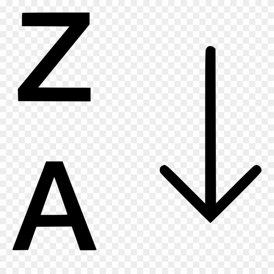 Png File Svg - Sort Icon Line Png Clipart