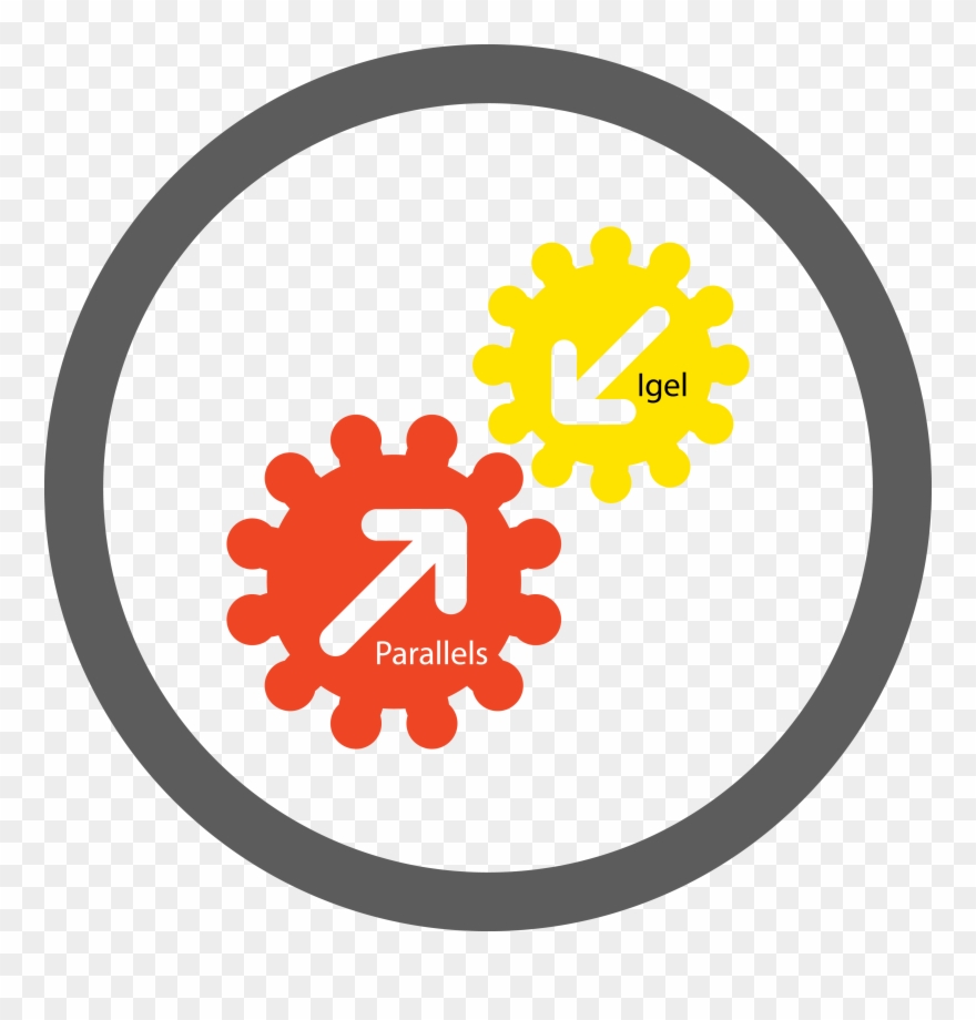 Parallels-igel - Integration Icon Red Clipart