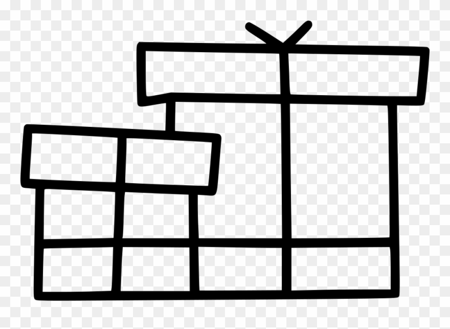 Gift Gifts Box New Year Present Comments - Cross Clipart