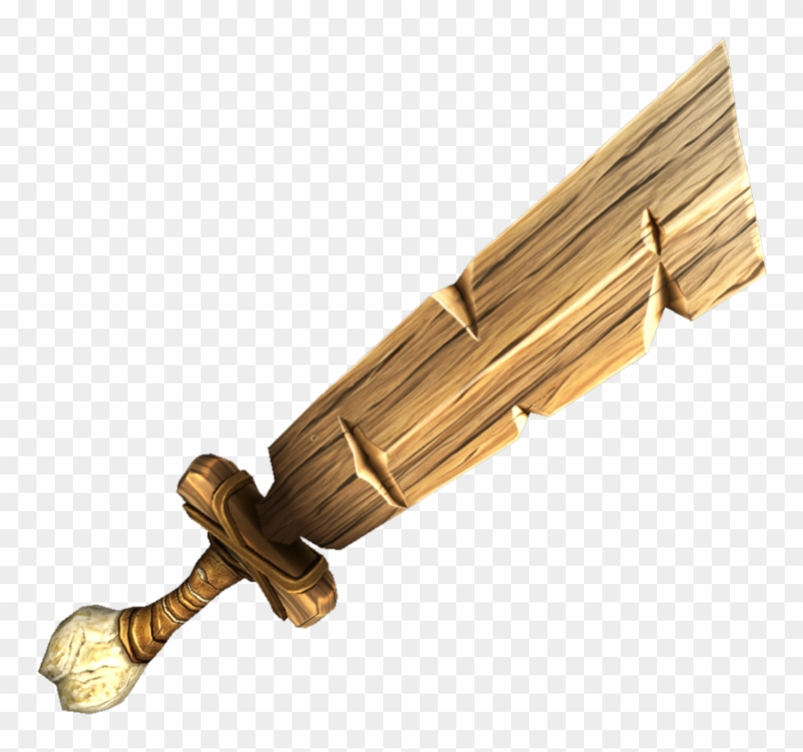 Wood Sword - Creativerse Wood Sword Clipart