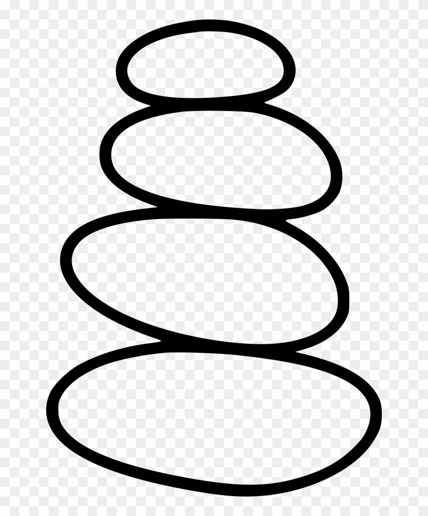 Hot Stone Heat Svg Png Icon Free - Stone Svg Clipart