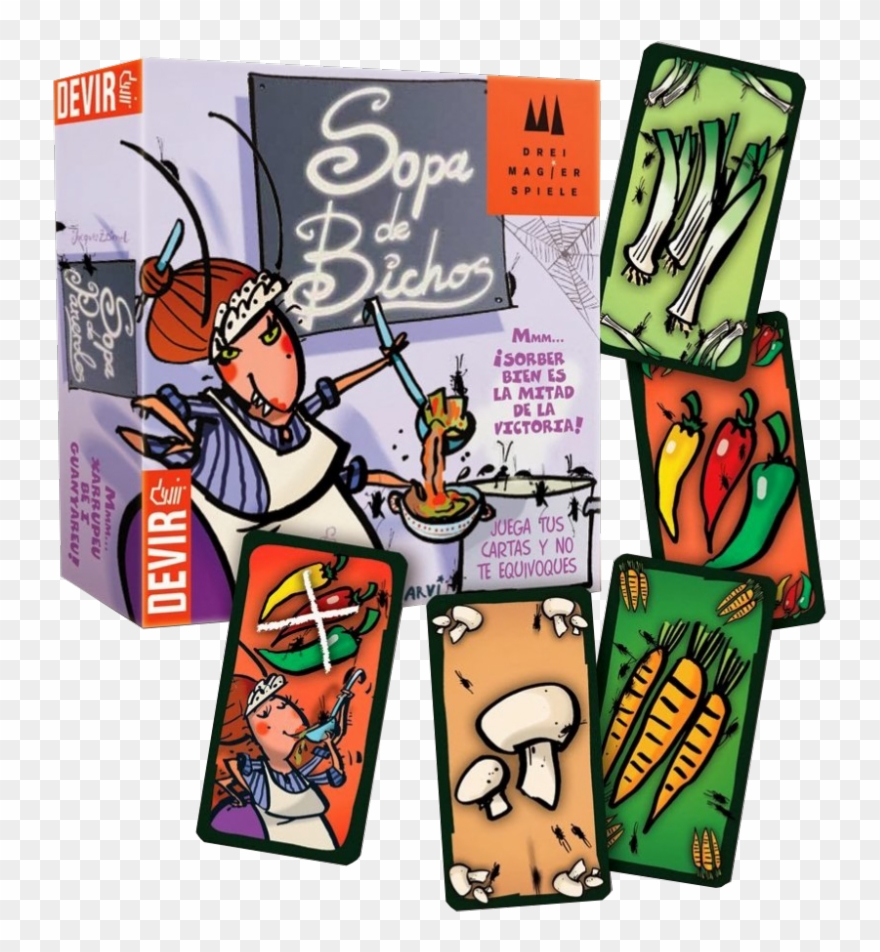 Bichos Sopa De Bichos Bodegon 2 - Tabletop Game Clipart