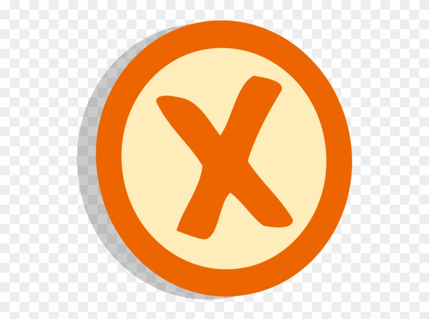 Symbol Delete Vote - Circle Clipart