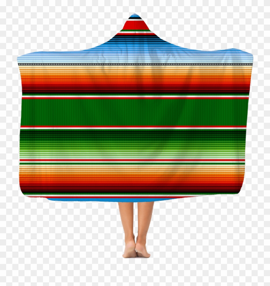 Serape Garden ﻿premium Adult Hooded Blanket - Coin Purse Clipart