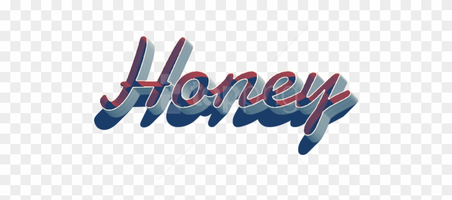 Free Png Honey 3d Letter Png Name Png Images Transparent - Calligraphy Clipart