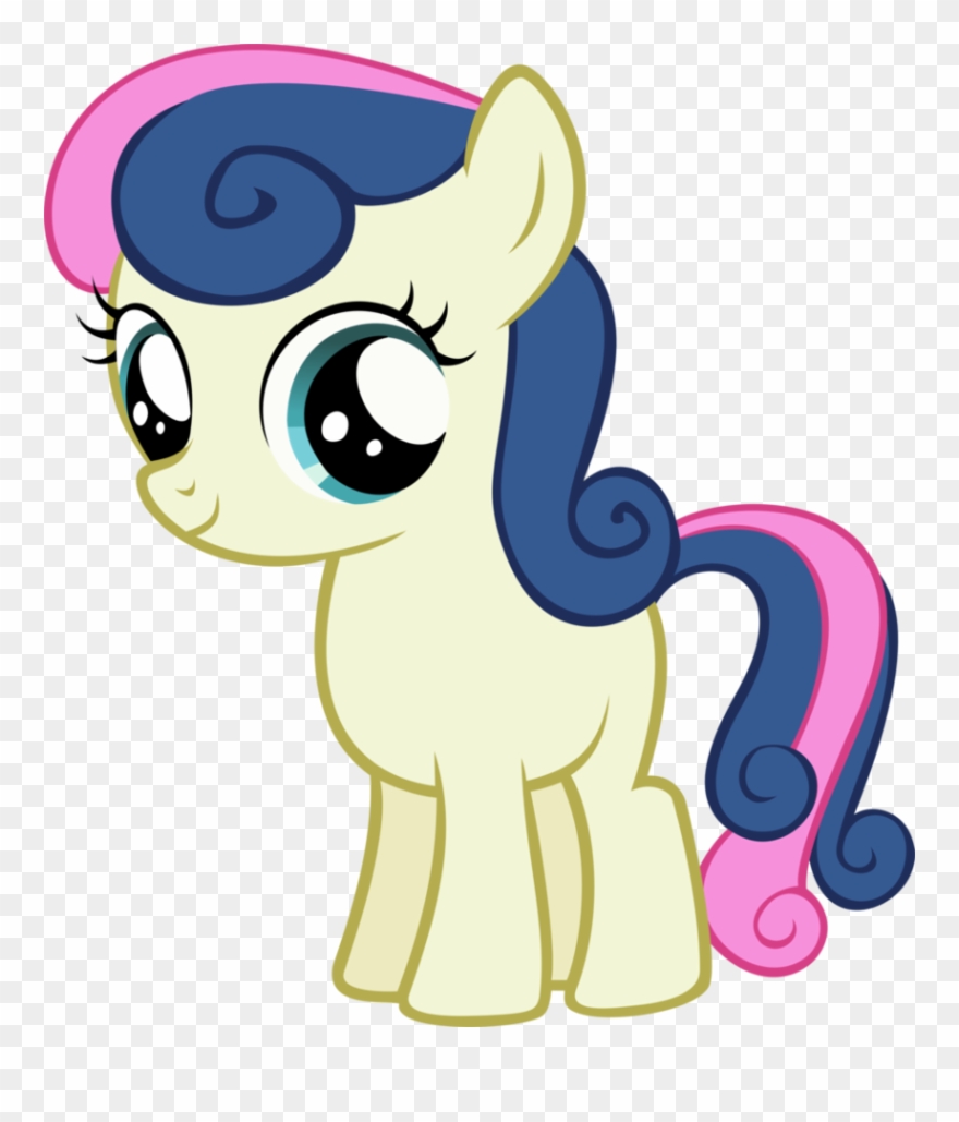 Bonbon Filly - Fluttershy My Little Pony Colouring Pages Clipart