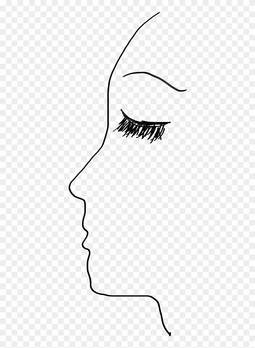 This Free Icons Png Design Of Side Face Clipart