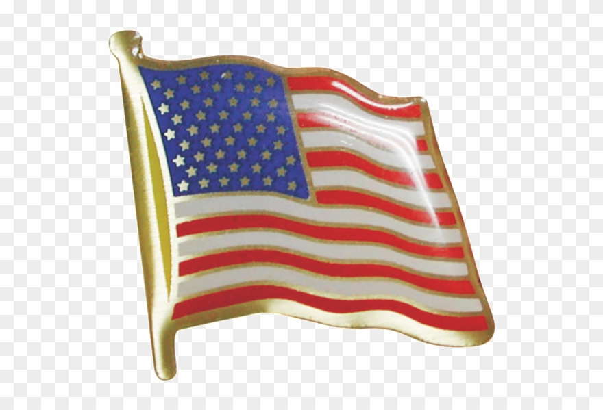 600 X 600 2 - Us Flag Lapel Pin Png Clipart