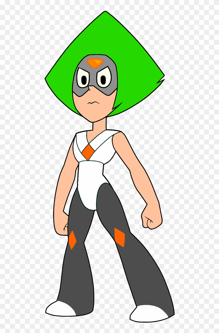 I Tried Doing Peri With Young Genji's Color Scheme - Peridot Steven Universe Jpg Clipart