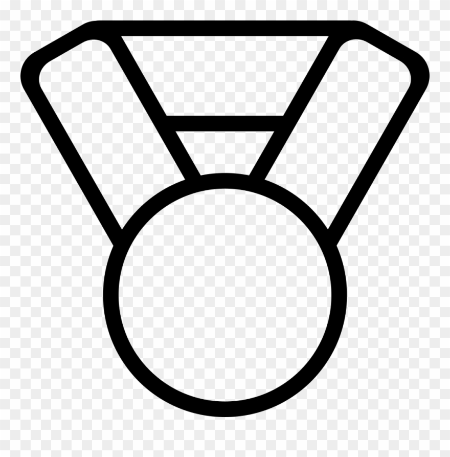 Png File - Medalla Para Pintar Clipart