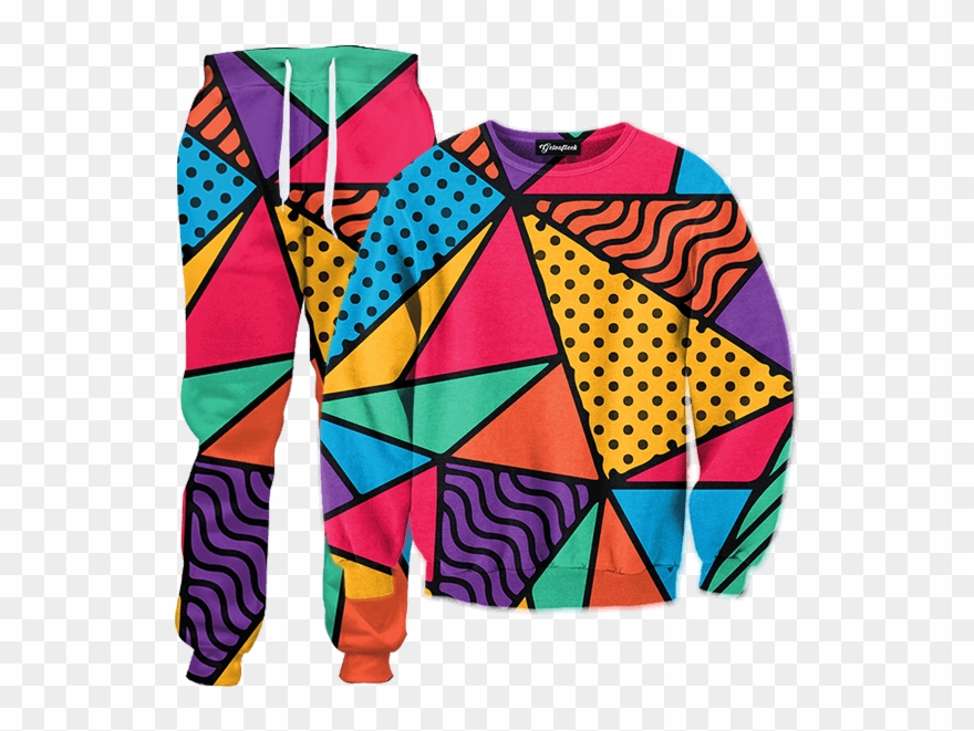 90s Feel Tracksuit Clipart