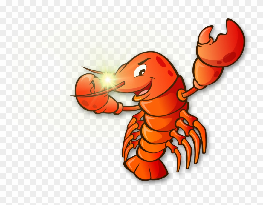 Shrimp Clip Art - Cartoon Lobster Png Transparent Png
